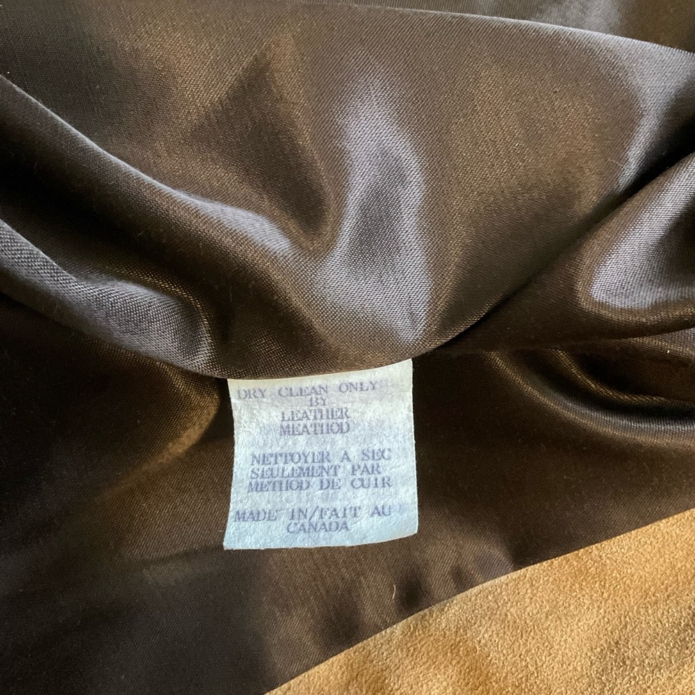 Tan Suede Jacket - Picture 6 of 7